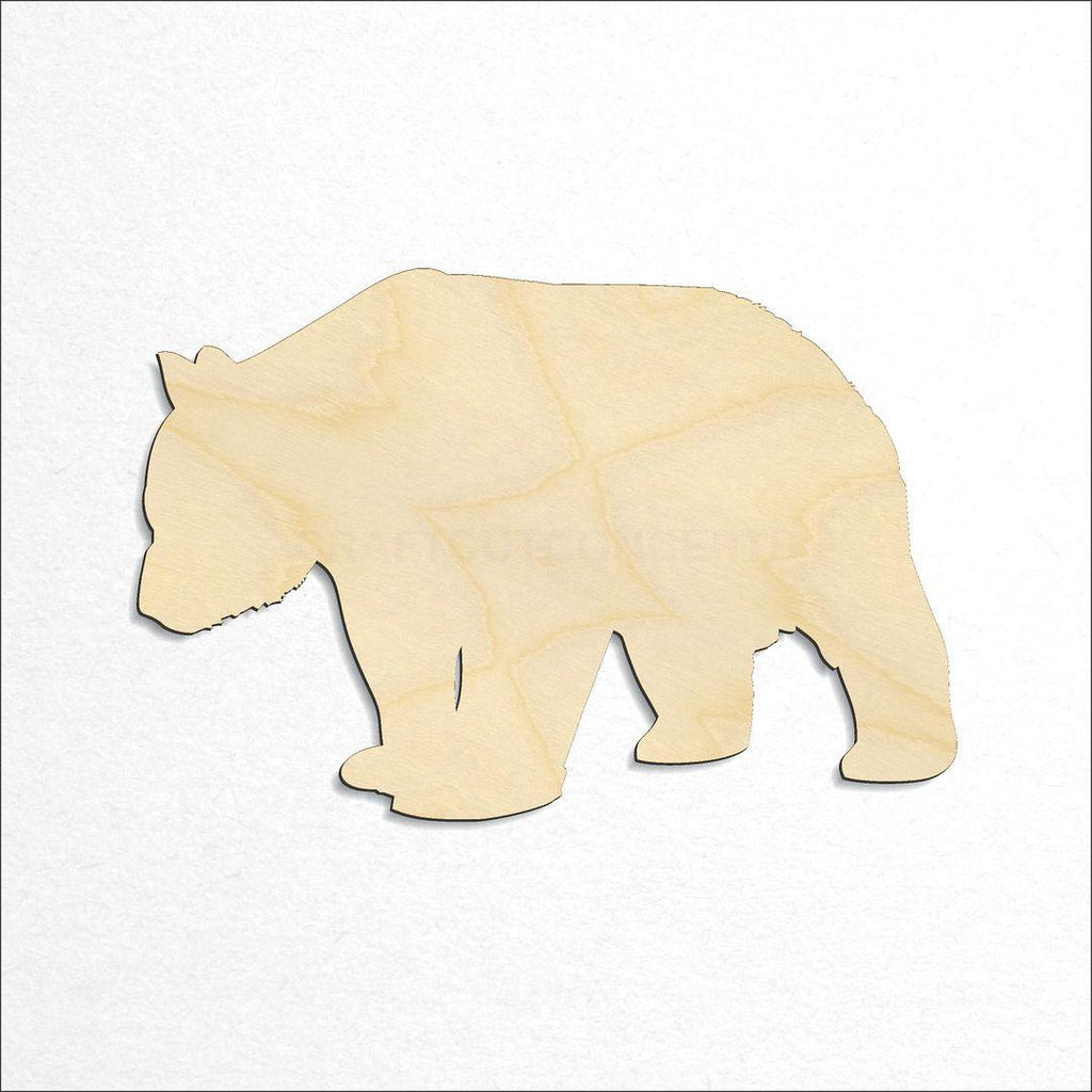 Wooden Panda Bear craft shape available in sizes of 2 inch and up