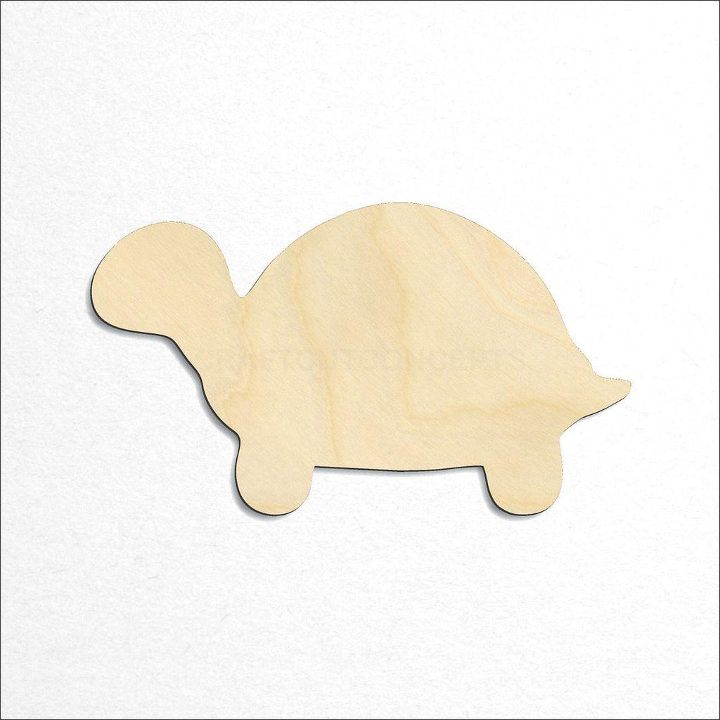 Wooden Cute Turtle craft shape available in sizes of 2 inch and up