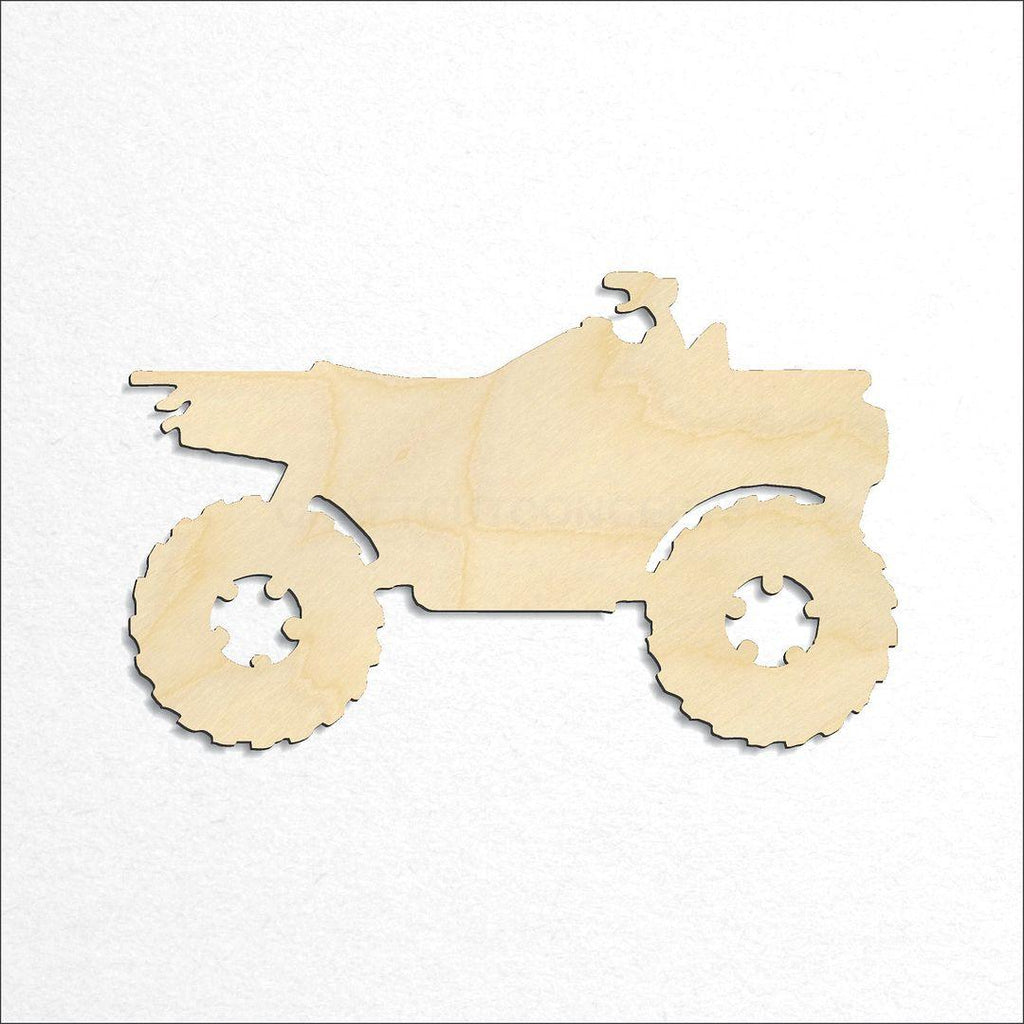 Wooden ATV craft shape available in sizes of 2 inch and up