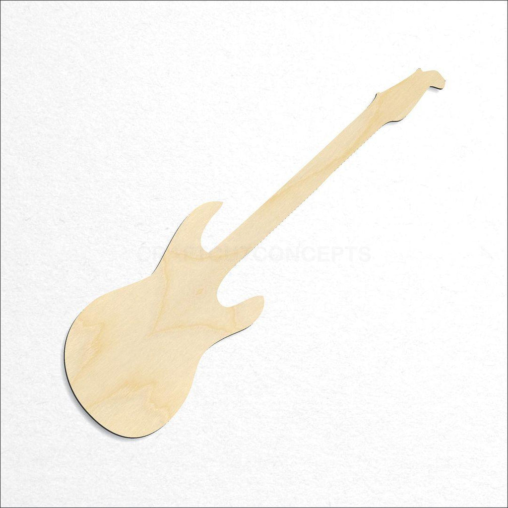 Wooden Guitar craft shape available in sizes of 3 inch and up