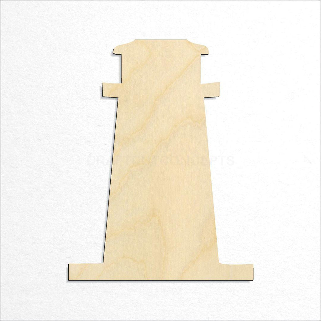 Wooden Light House craft shape available in sizes of 1 inch and up