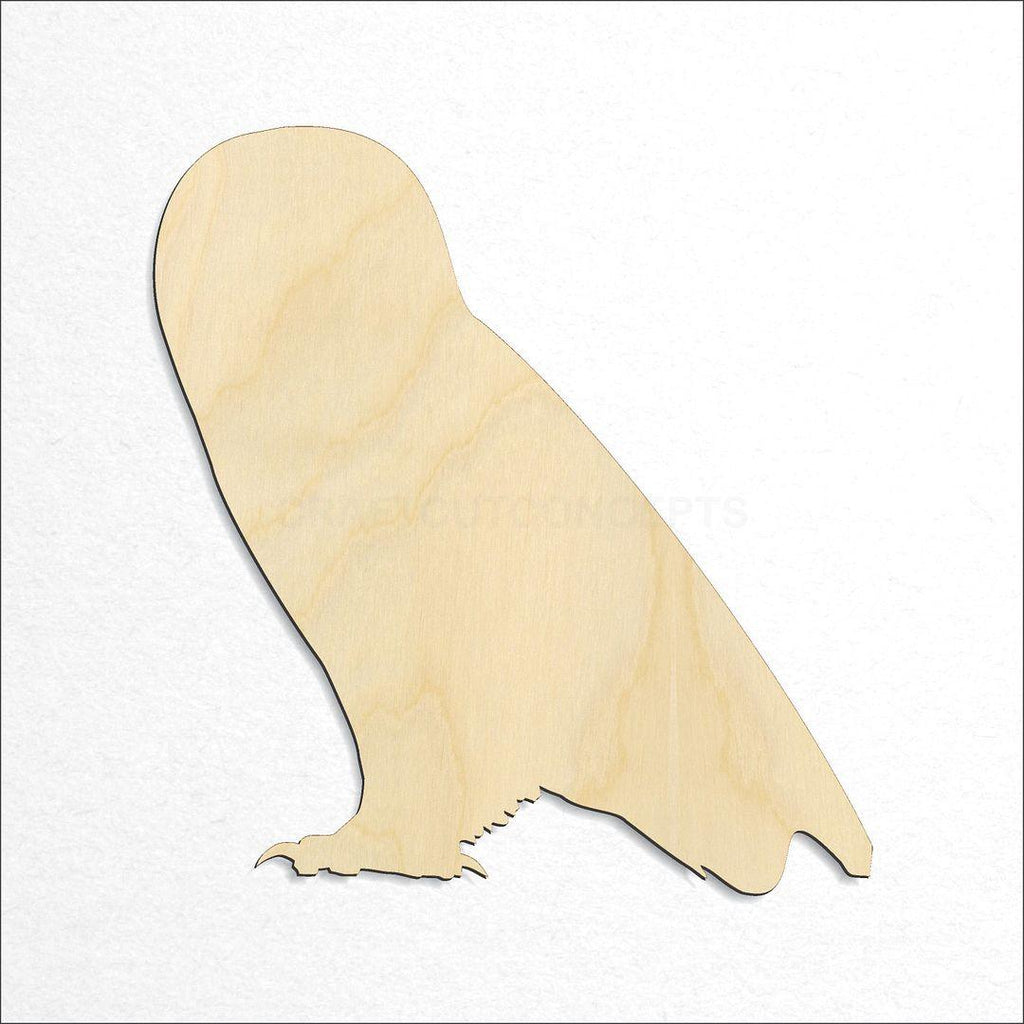 Wooden Owl craft shape available in sizes of 3 inch and up
