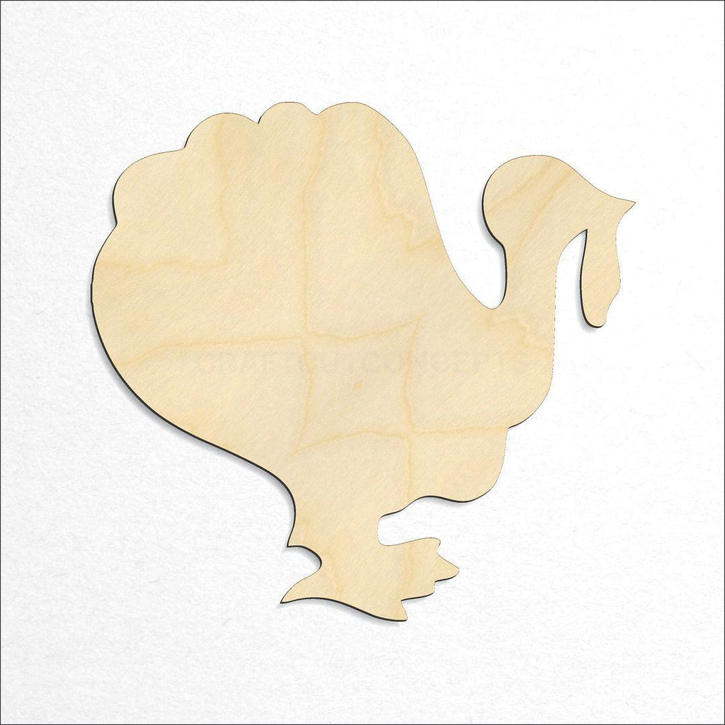 Wooden Turkey craft shape available in sizes of 2 inch and up