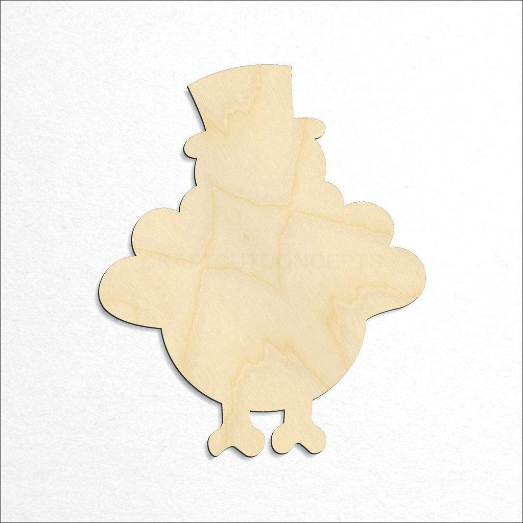 Wooden Thanksgiving Turkey craft shape available in sizes of 2 inch and up