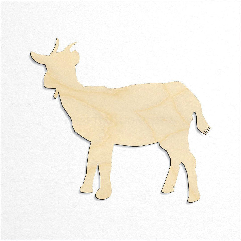 Wooden Goat -2 craft shape available in sizes of 2 inch and up