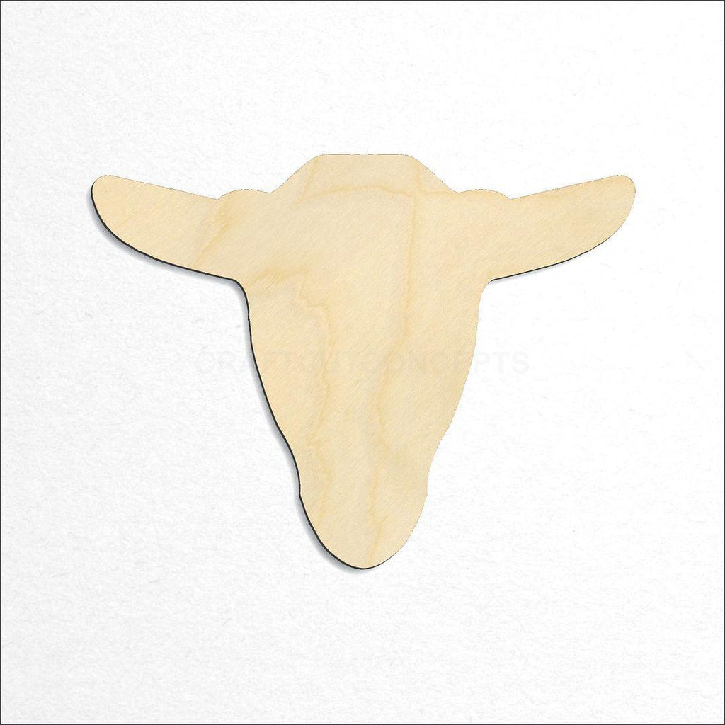 Wooden Goat Head craft shape available in sizes of 2 inch and up