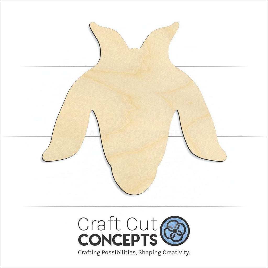 Craft Cut Concepts Logo under a wood Goat Head craft shape and blank