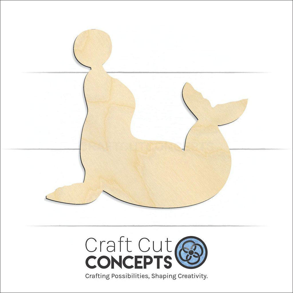 Craft Cut Concepts Logo under a wood  Seal -2 craft shape and blank