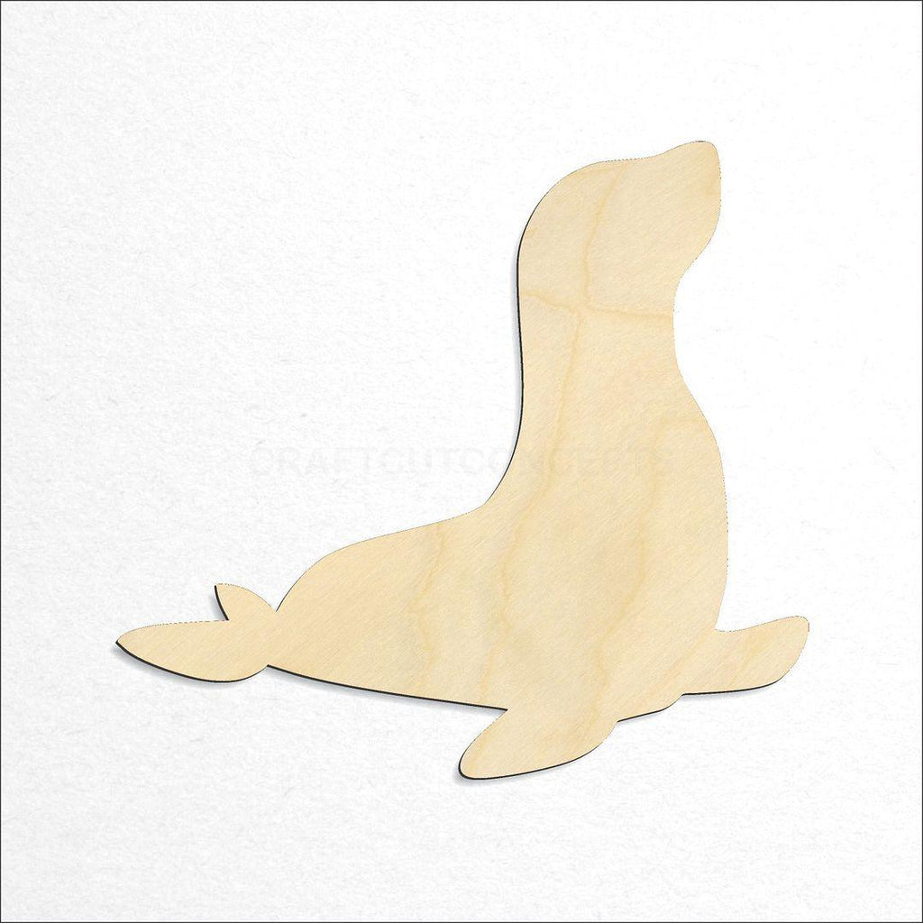 Wooden Seal -4 craft shape available in sizes of 2 inch and up