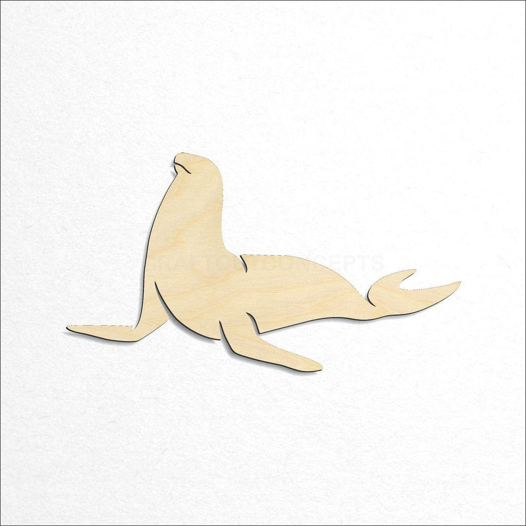 Wooden Seal -5 craft shape available in sizes of 2 inch and up