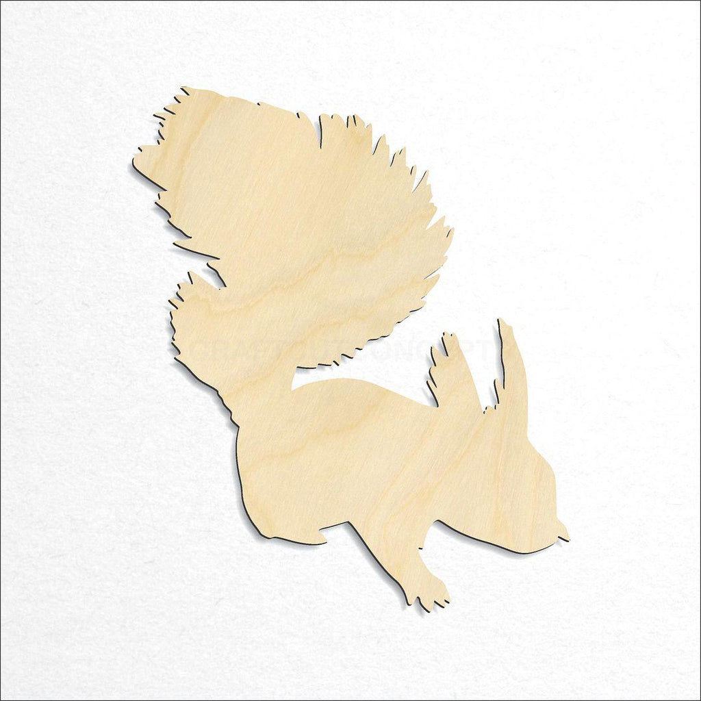 Wooden Squirrel-2 craft shape available in sizes of 3 inch and up