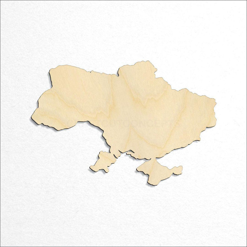 Wooden Country - Ukraine craft shape available in sizes of 3 inch and up