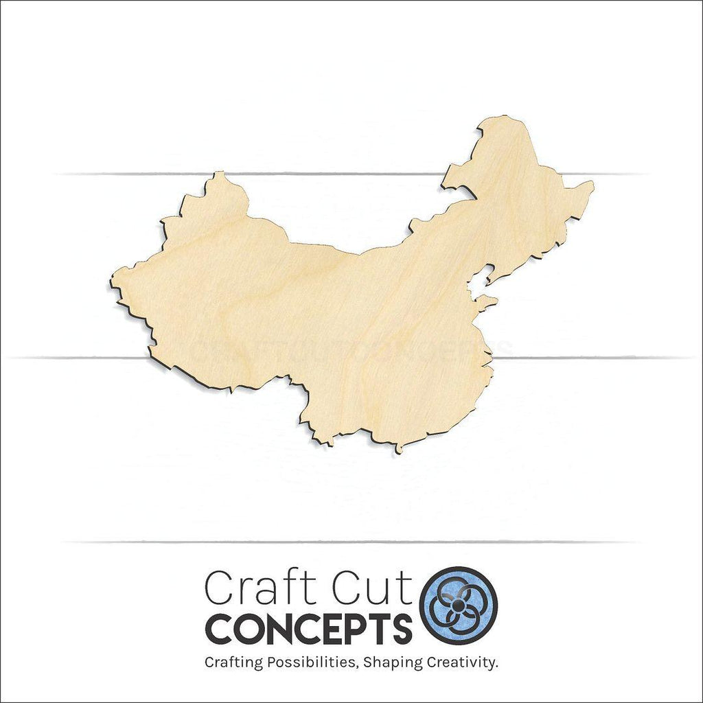 Craft Cut Concepts Logo under a wood Country - China craft shape and blank