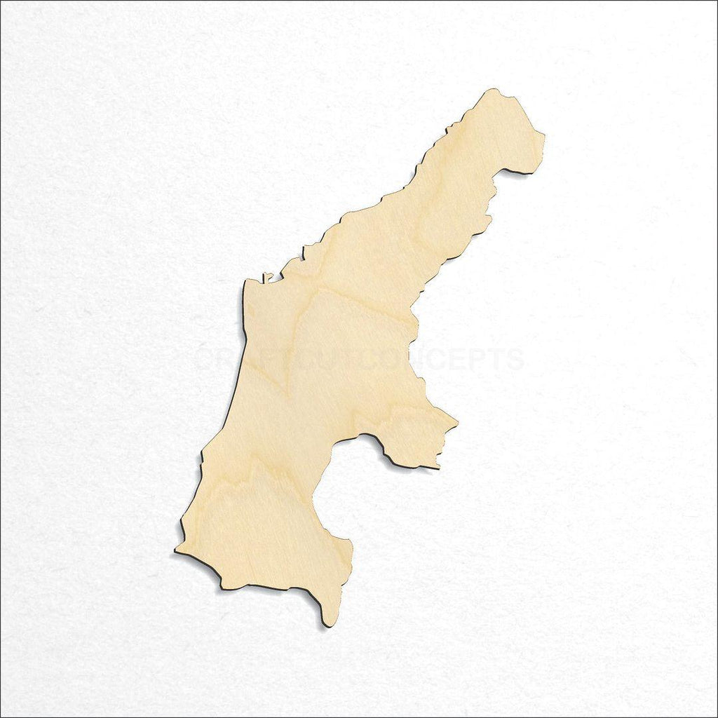 Wooden US commonwealth - Saipan craft shape available in sizes of 2 inch and up