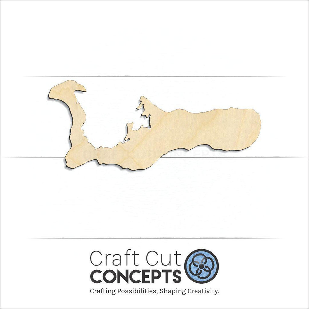 Craft Cut Concepts Logo under a wood Grand Cayman Island craft shape and blank