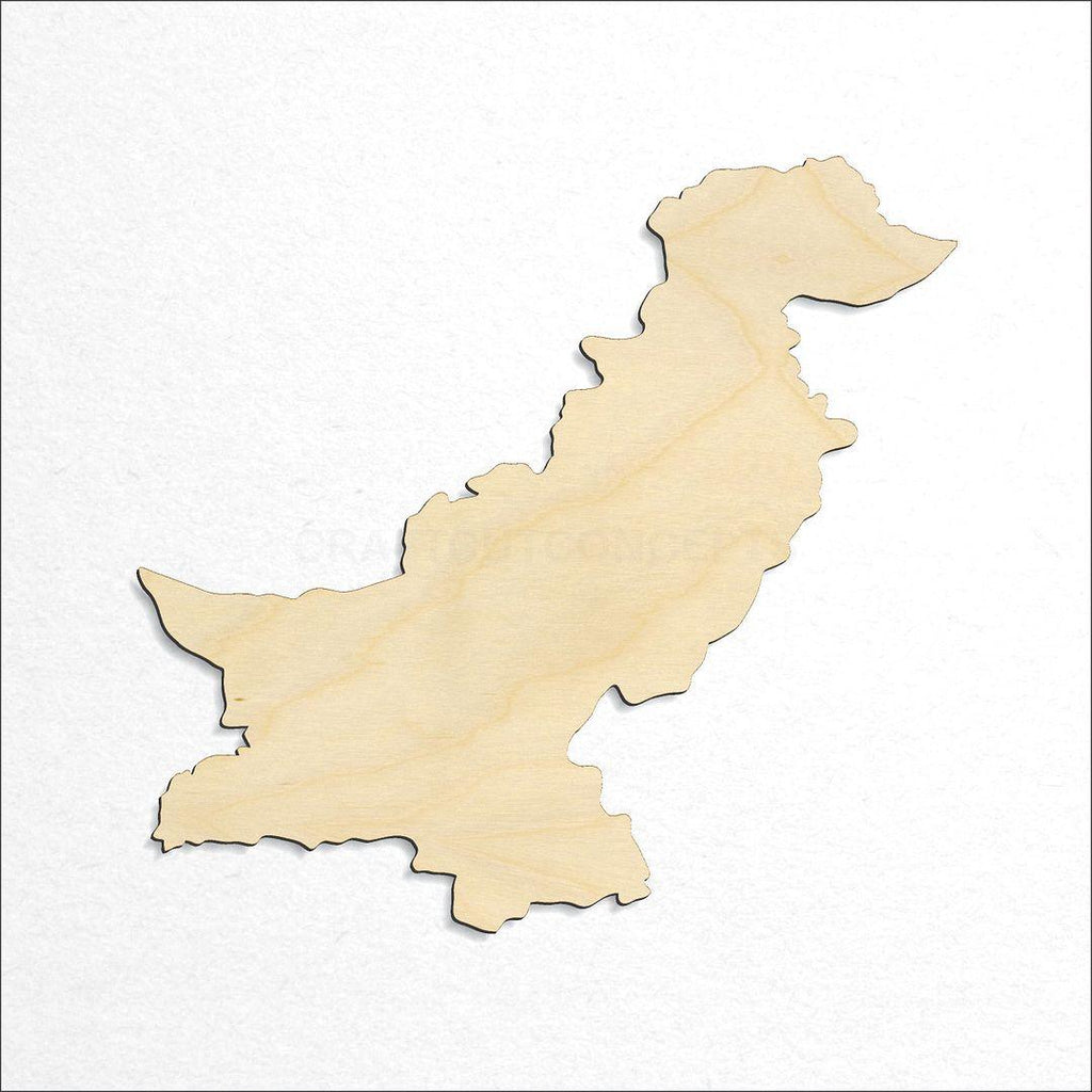 Wooden Pakistan craft shape available in sizes of 3 inch and up