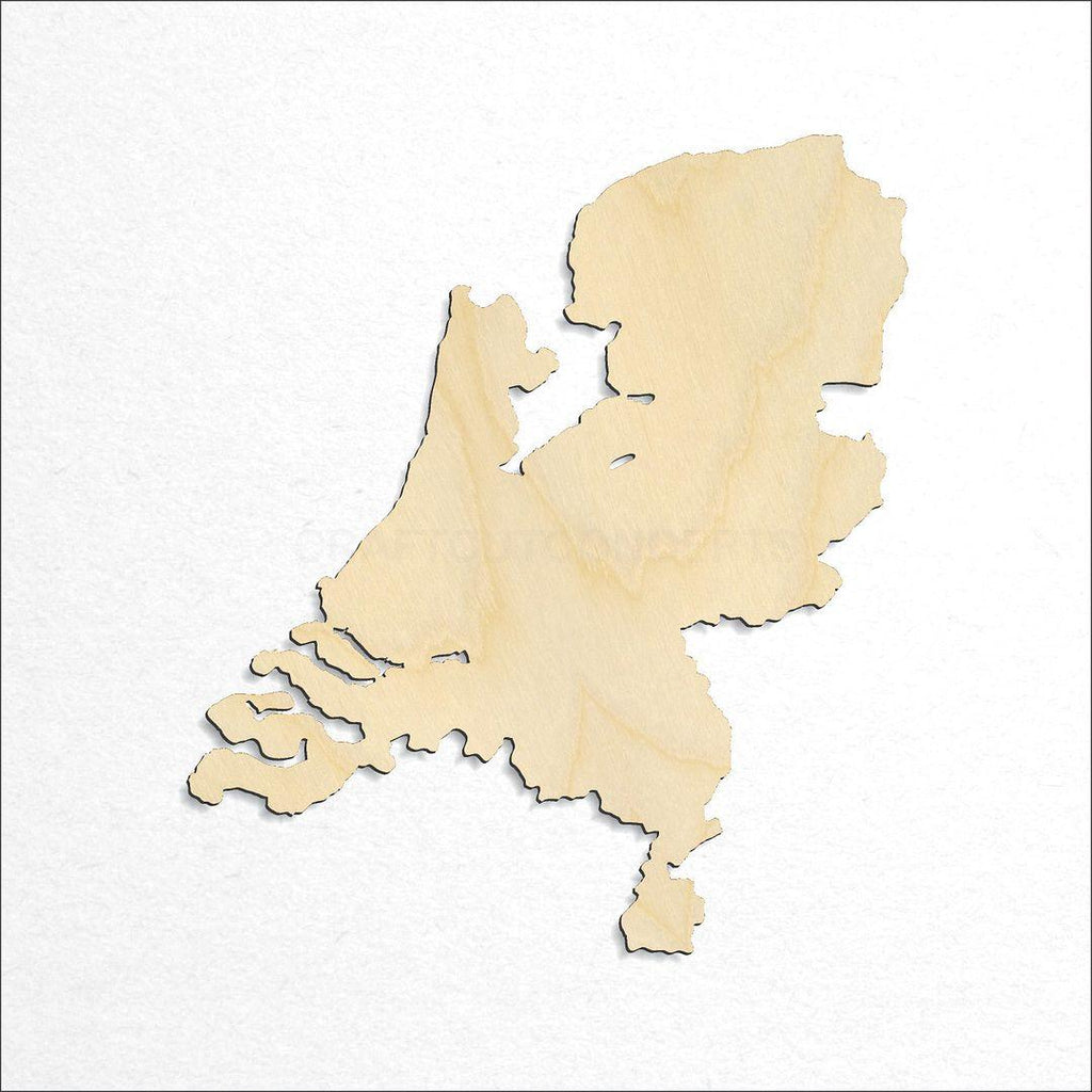 Wooden Netherlands craft shape available in sizes of 3 inch and up