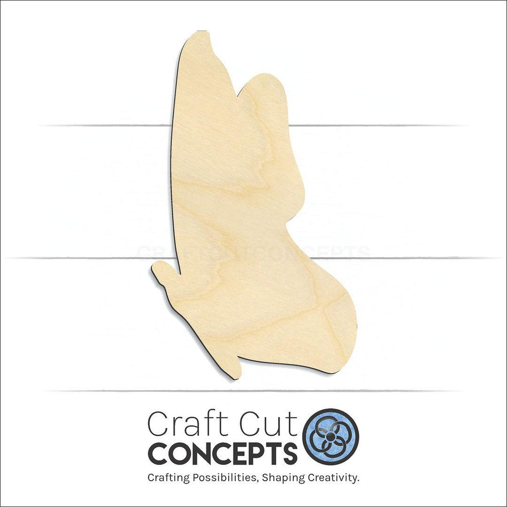 Craft Cut Concepts Logo under a wood Butterfly -4 craft shape and blank