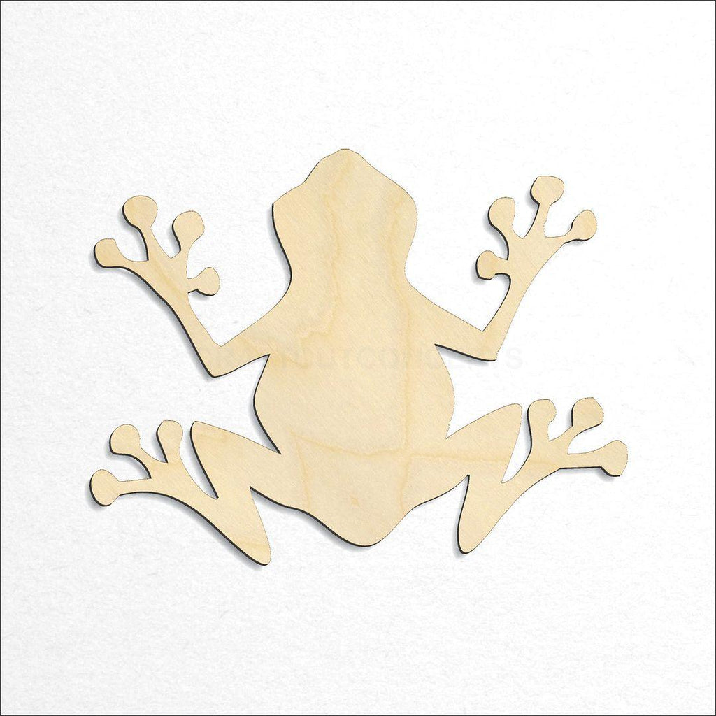 Wooden Tree Frog craft shape available in sizes of 2 inch and up