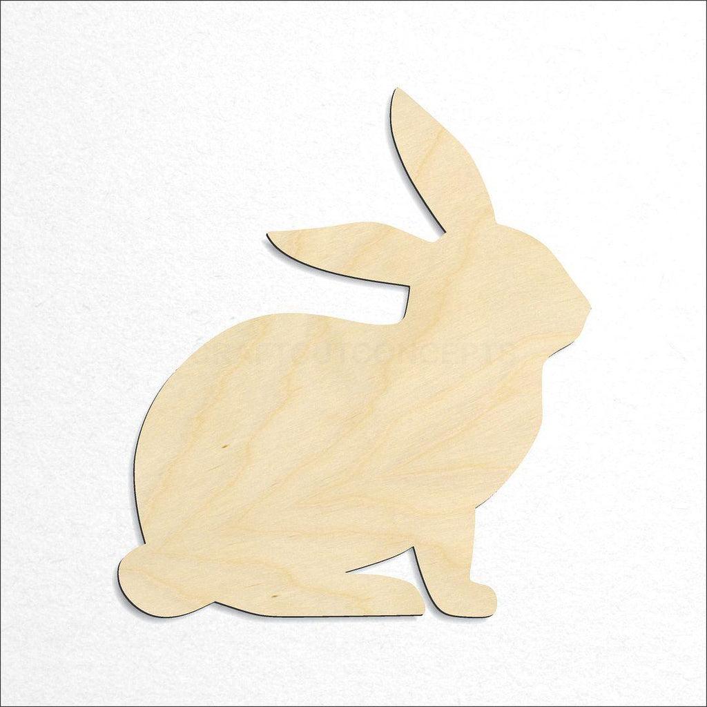 Wooden Bunny -2 craft shape available in sizes of 2 inch and up
