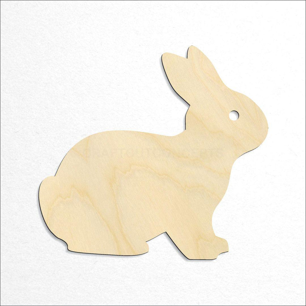 Wooden Bunny -3 craft shape available in sizes of 1 inch and up