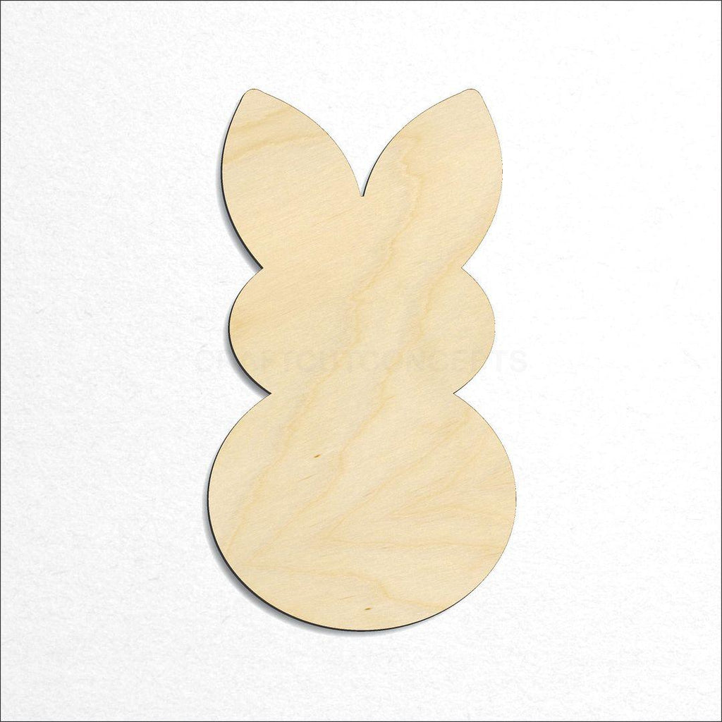 Wooden Bunny -5 craft shape available in sizes of 1 inch and up