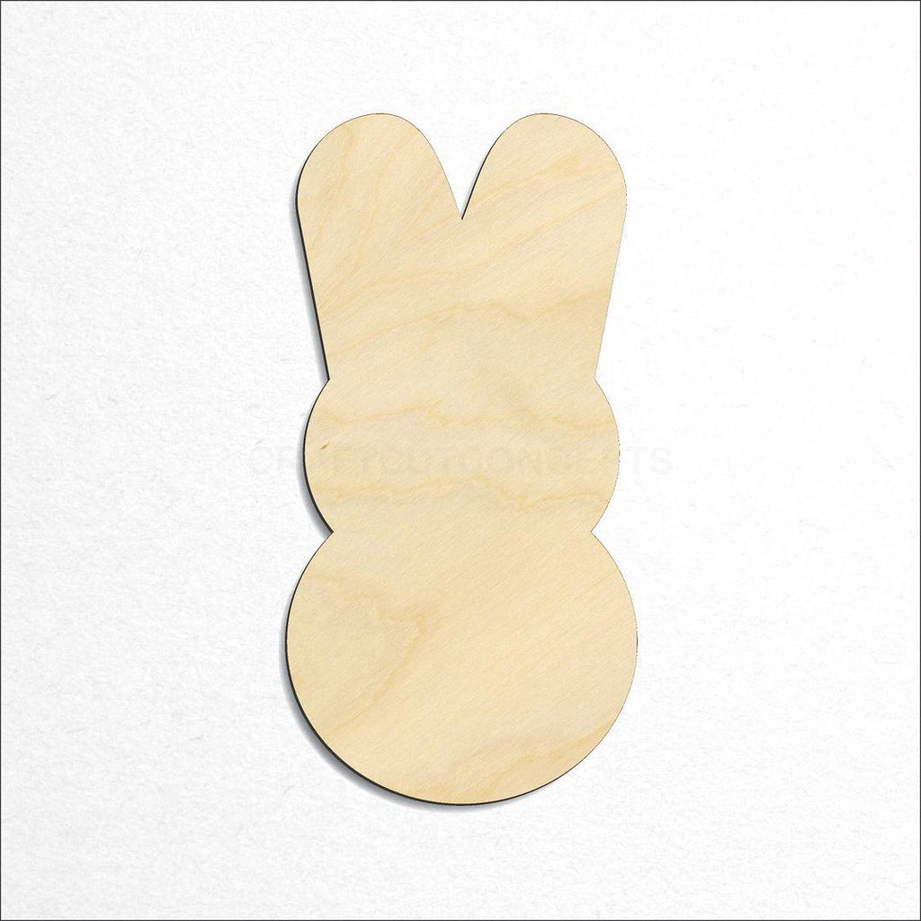 Wooden Peeps Bunny -8 craft shape available in sizes of 1 inch and up