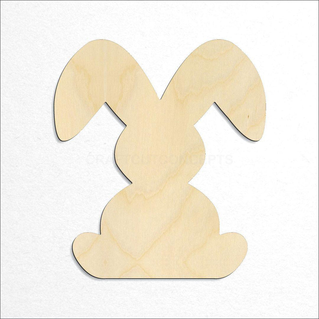 Wooden Easter Bunny craft shape available in sizes of 2 inch and up