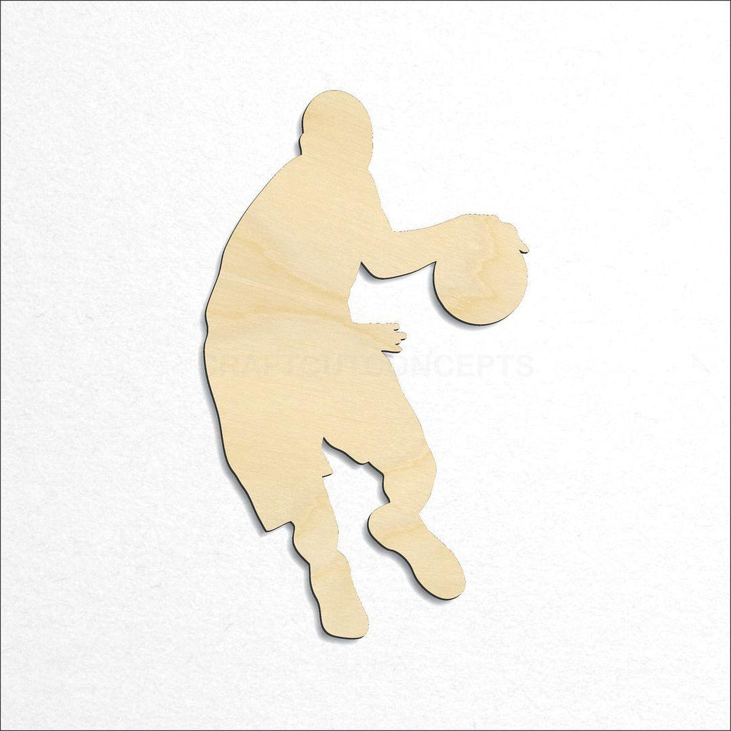 Wooden Basket ball Player craft shape available in sizes of 4 inch and up