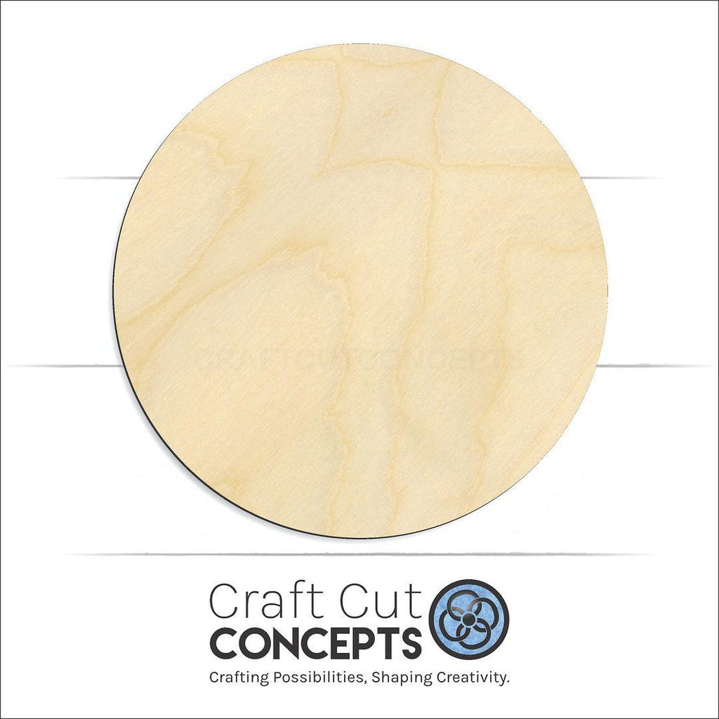 Craft Cut Concepts Logo under a wood Basketball craft shape and blank