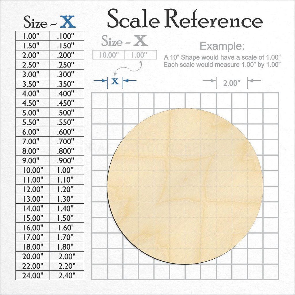 A scale and graph image showing a wood Basketball craft blank