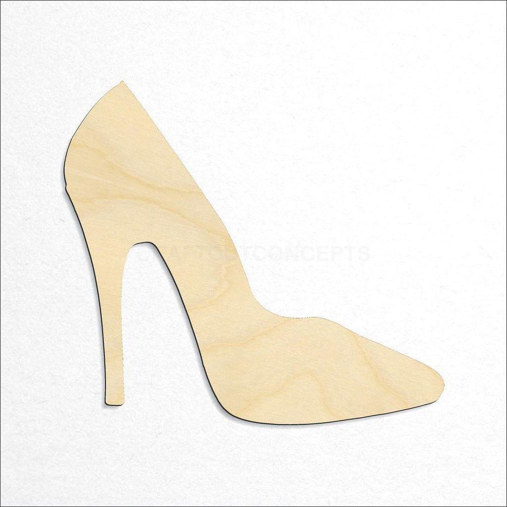 Wooden Heels craft shape available in sizes of 2 inch and up