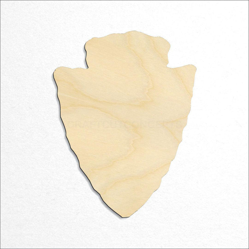 Wooden Arrow Head craft shape available in sizes of 1 inch and up