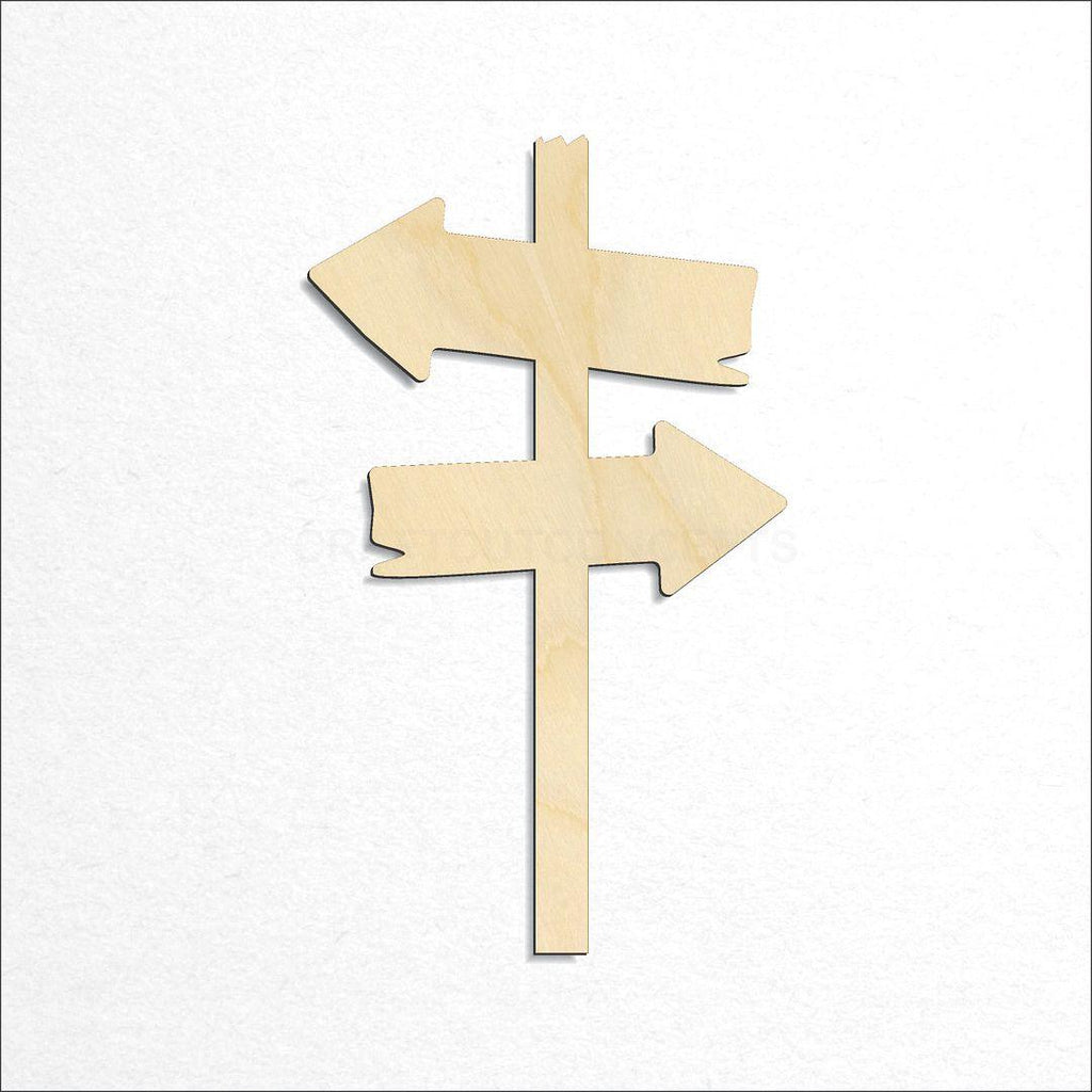 Wooden Arrow Sign craft shape available in sizes of 4 inch and up