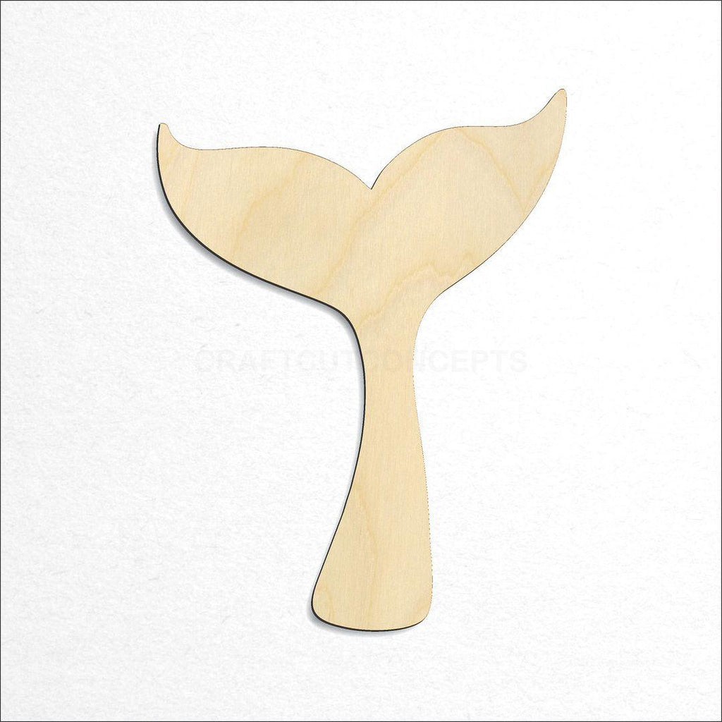 Wooden Whale Tail craft shape available in sizes of 2 inch and up