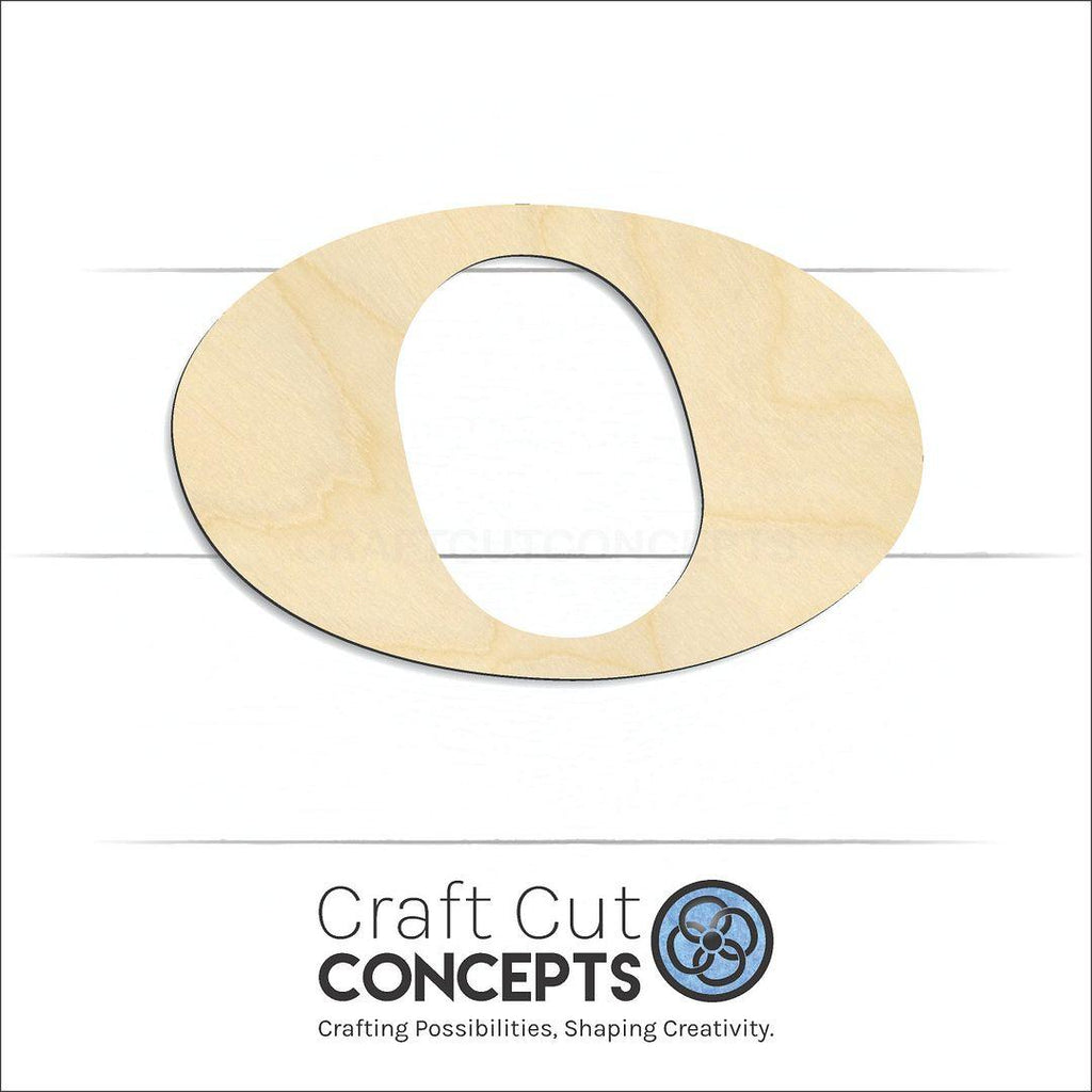 Craft Cut Concepts Logo under a wood Whole Note craft shape and blank