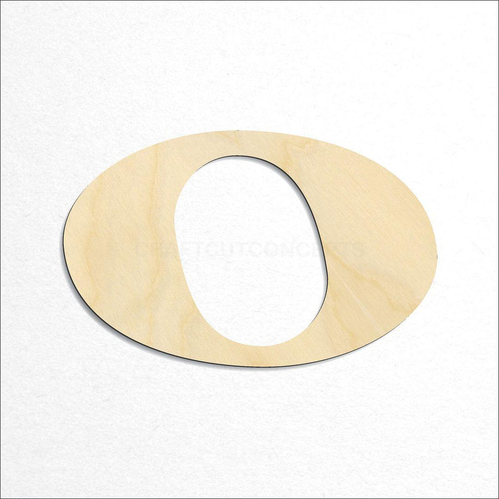 Wooden Whole Note craft shape available in sizes of 2 inch and up