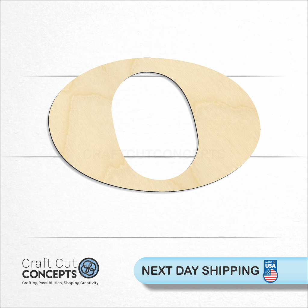 Craft Cut Concepts logo and next day shipping banner with an unfinished wood Whole Note craft shape and blank