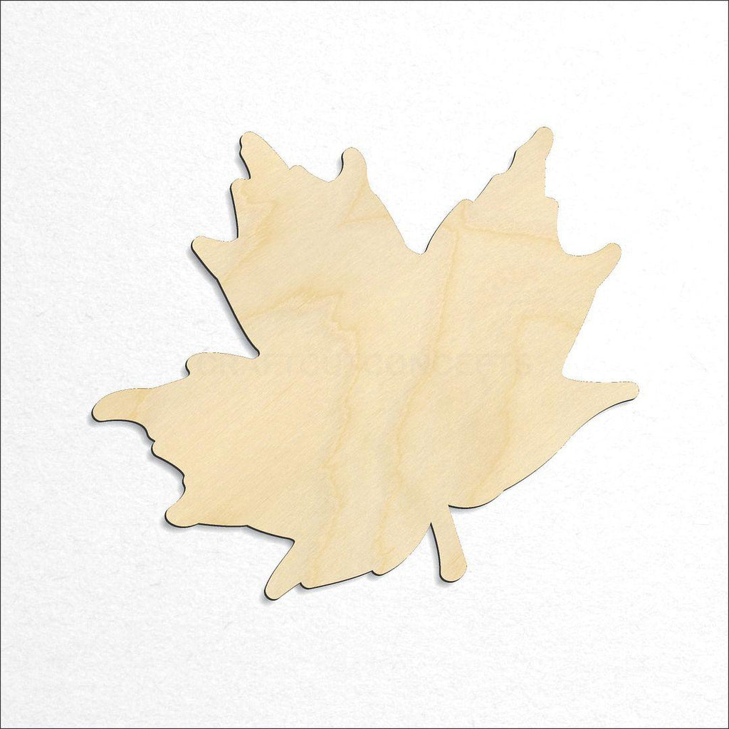 Wooden Simple Maple Leaf craft shape available in sizes of 2 inch and up