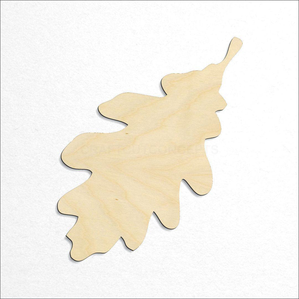 Wooden Oak Leaf craft shape available in sizes of 2 inch and up