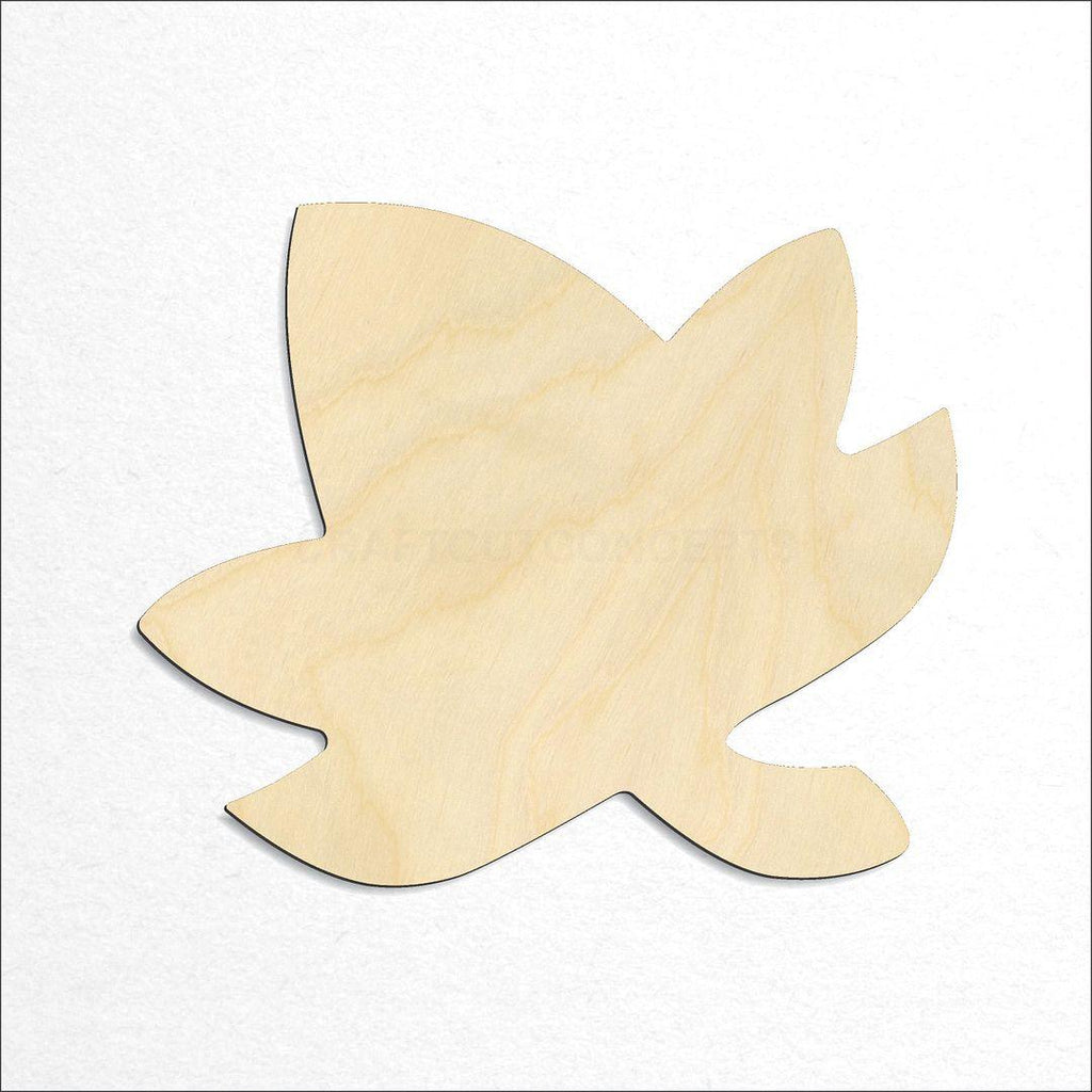 Wooden Fall Leaf craft shape available in sizes of 1 inch and up