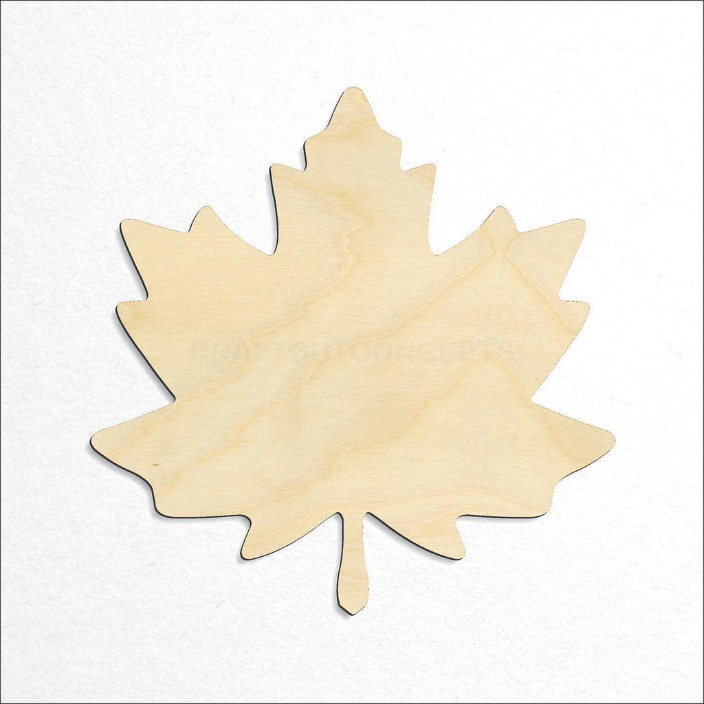 Wooden Maple Leaf craft shape available in sizes of 2 inch and up