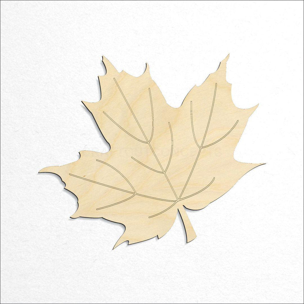 Wooden Maple Leaf craft shape available in sizes of 3 inch and up