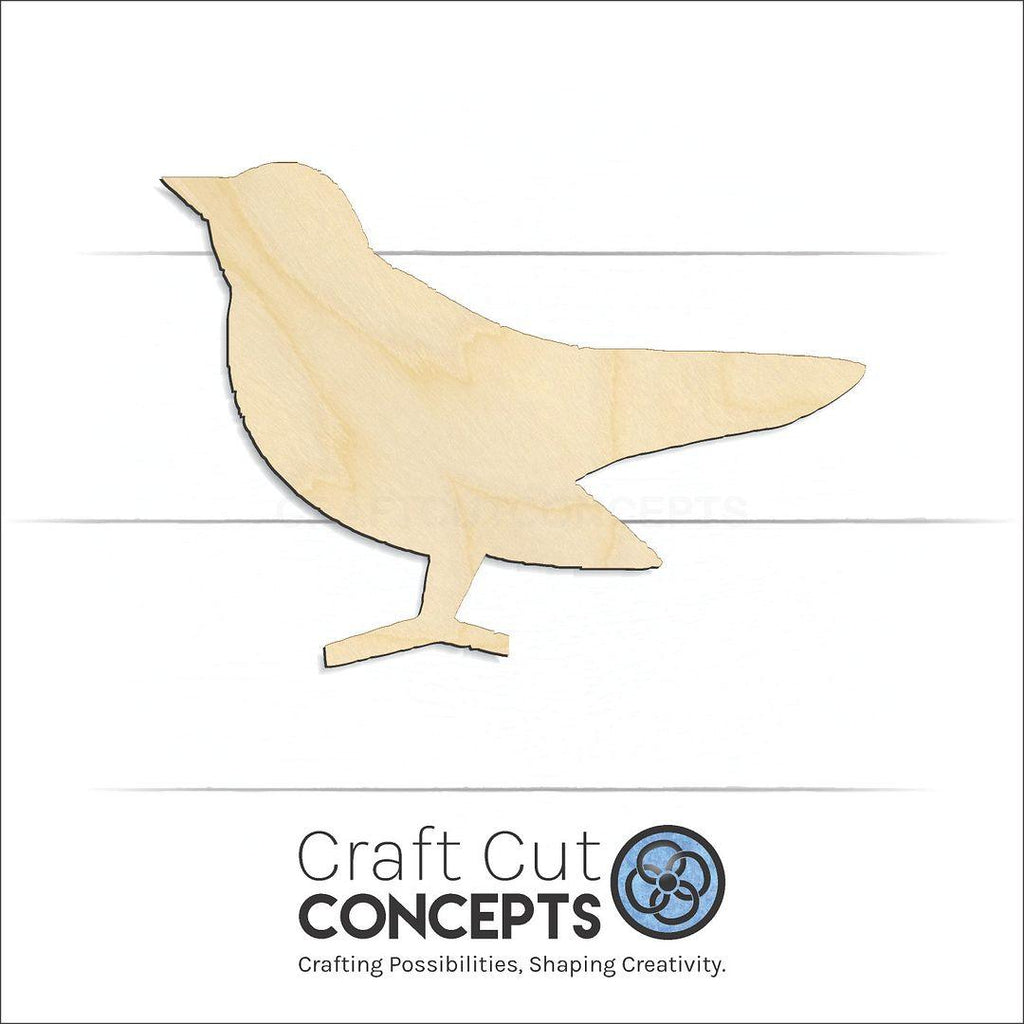 Craft Cut Concepts Logo under a wood barn swallow craft shape and blank