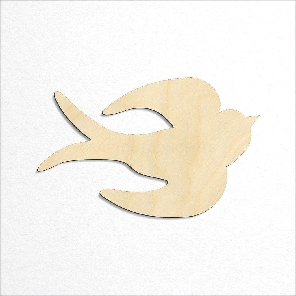 Wooden Dove Holy Spirit craft shape available in sizes of 2 inch and up