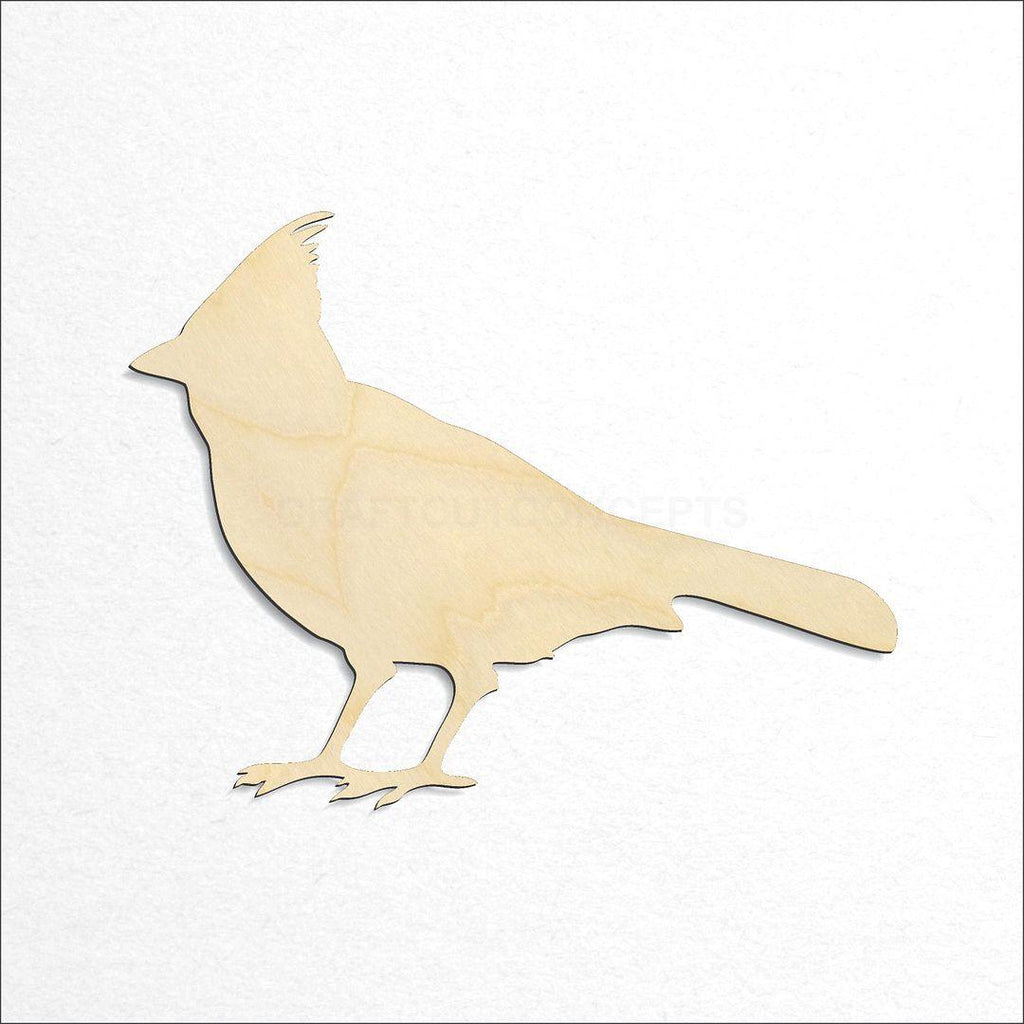 Wooden Blue Jay craft shape available in sizes of 4 inch and up