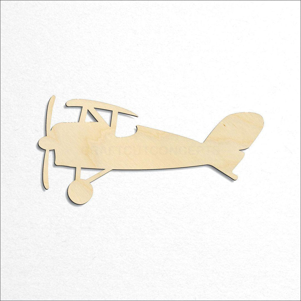 Wooden Toy Airplane craft shape available in sizes of 2 inch and up