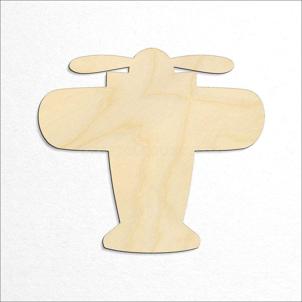 Wooden Toy Airplane craft shape available in sizes of 2 inch and up