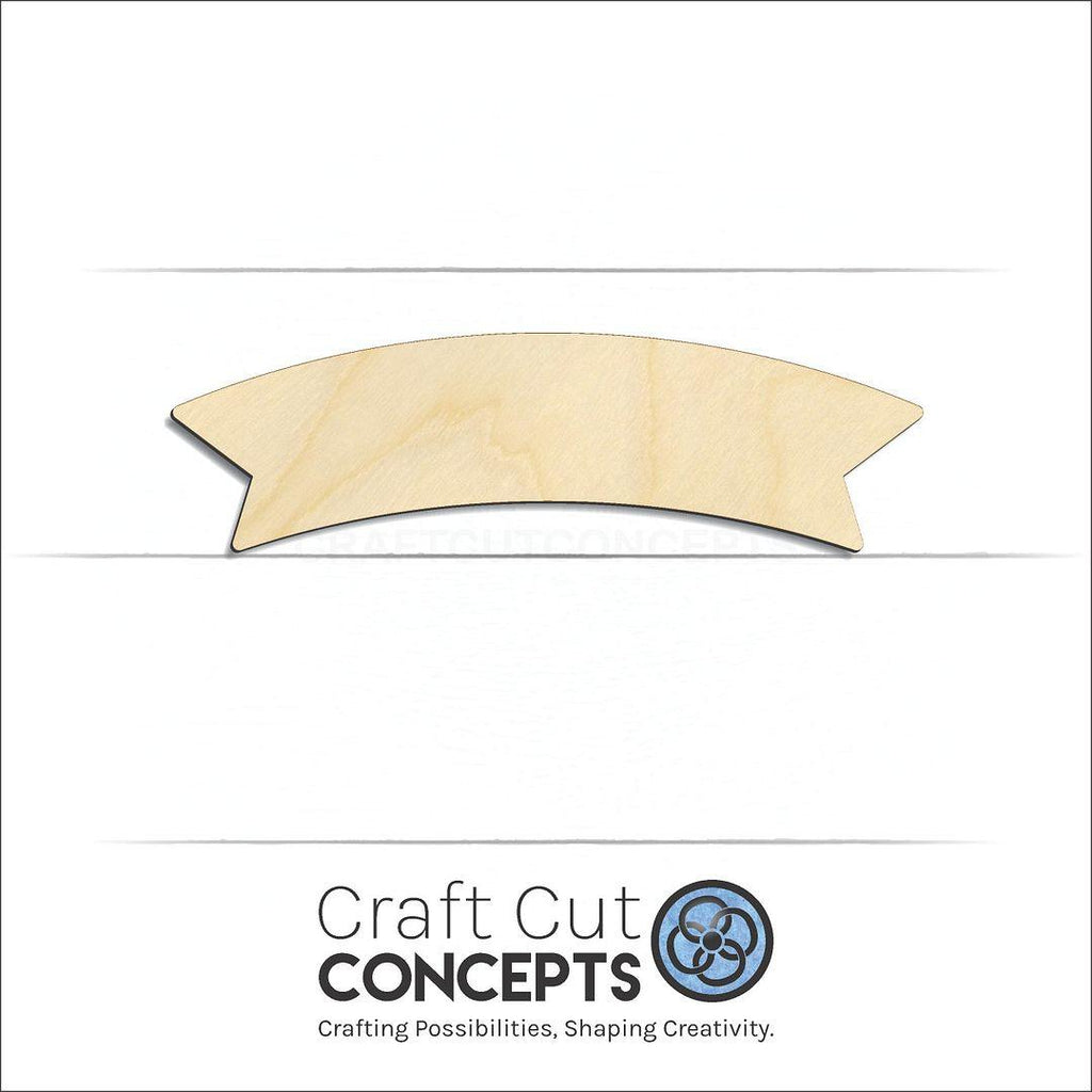 Craft Cut Concepts Logo under a wood Banner craft shape and blank