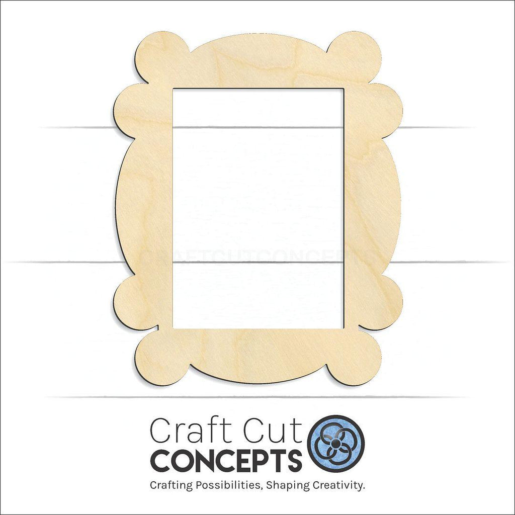 Craft Cut Concepts Logo under a wood Banner craft shape and blank